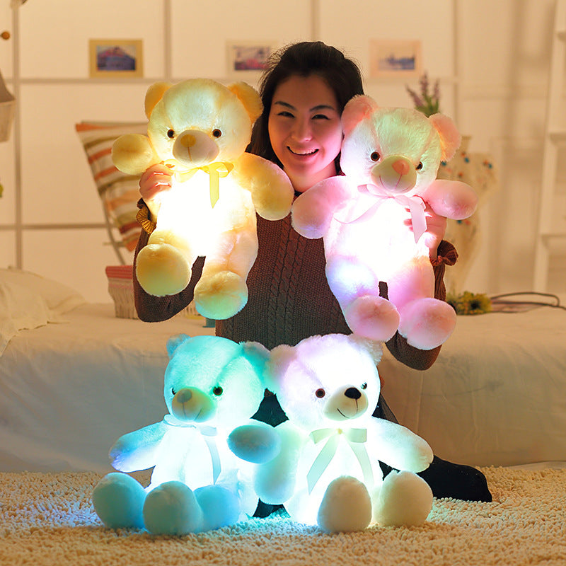 Cozy glowing plush toys